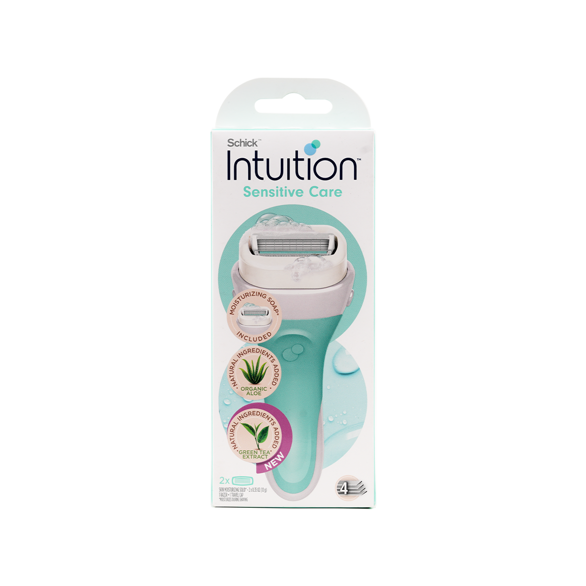 Schick Intuition Women Sensitive care 4 Blades Handle