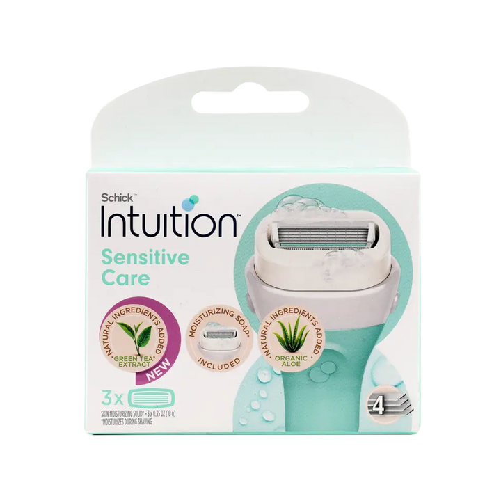 53467-Schick Intuition Women Sensitive care 4 Blades 3Pcs