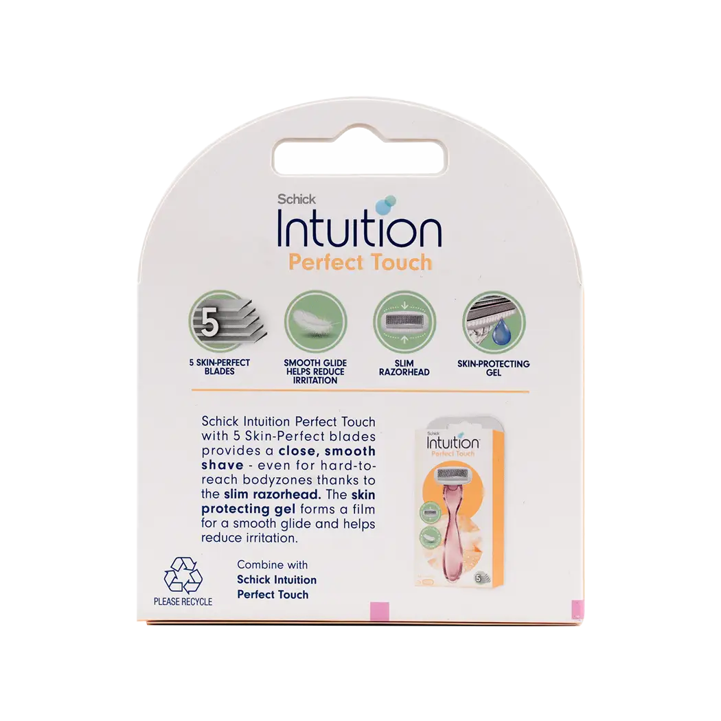 Schick Intuition Women Perfect Touch 5 Blades 4Pcs