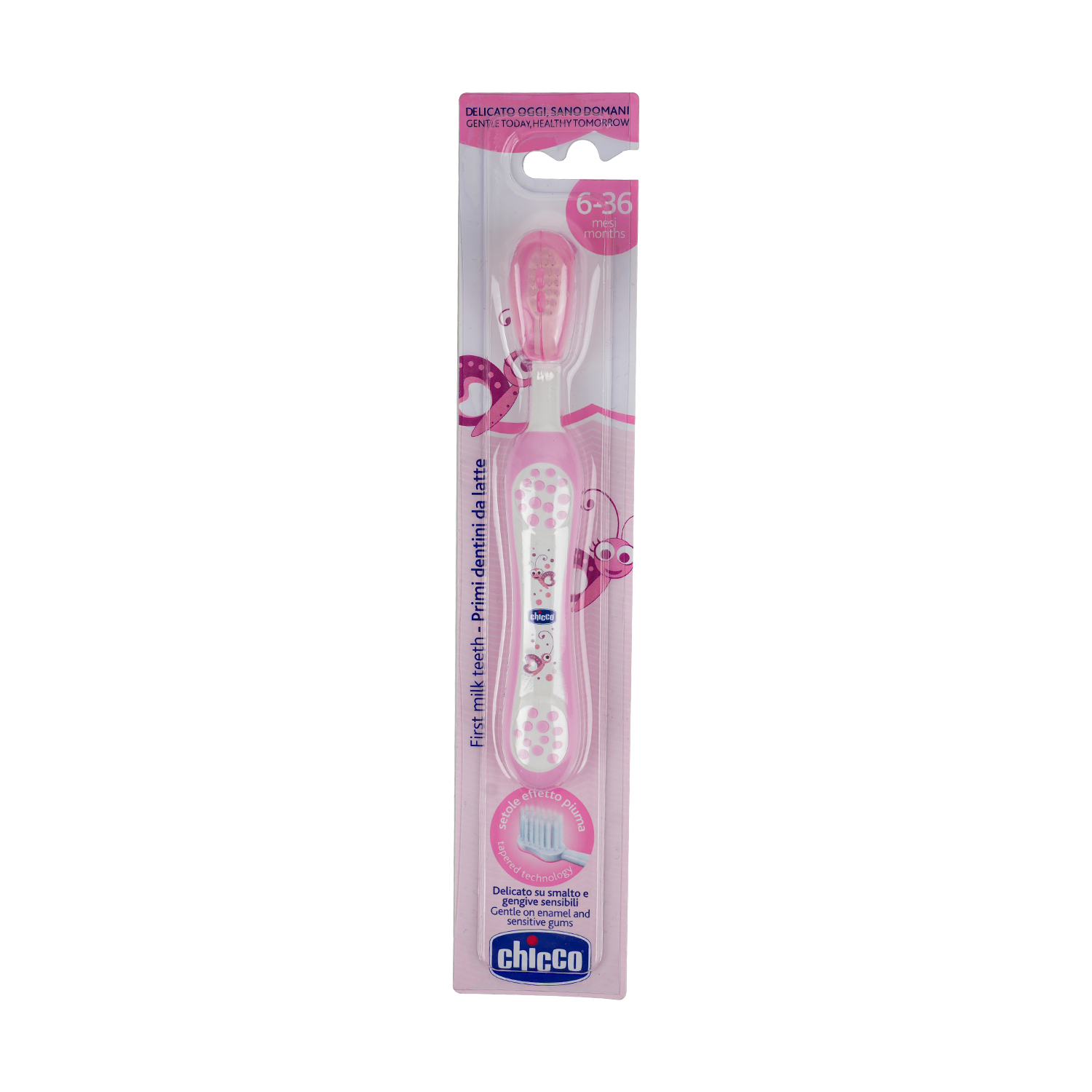 Chicco kids Toothbrush 6-36 Months - Pink - 2625