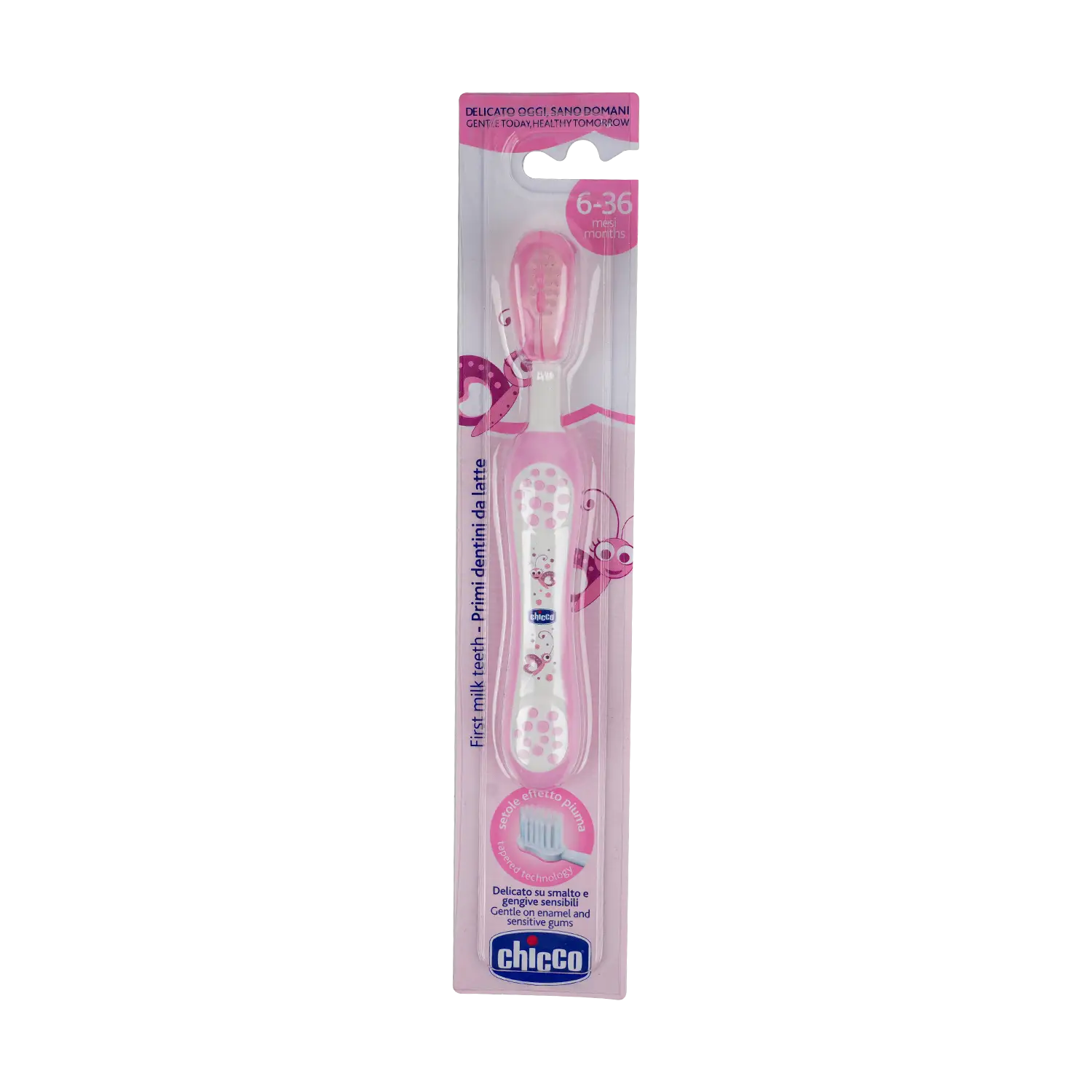 Chicco kids Toothbrush 6-36 Months - Pink - 2625