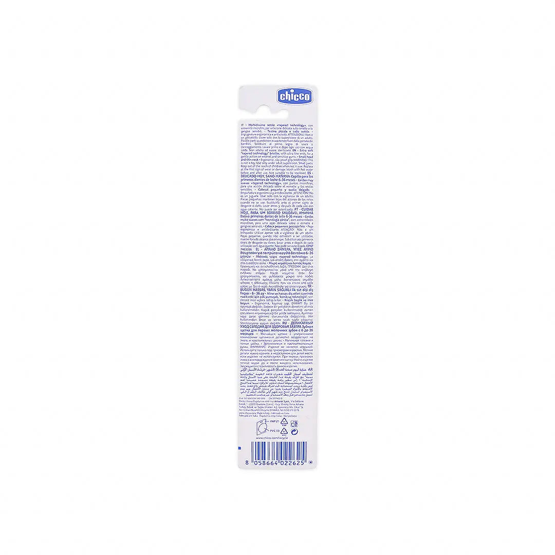 53475-Chicco kids Toothbrush 6-36 Months - Pink +1