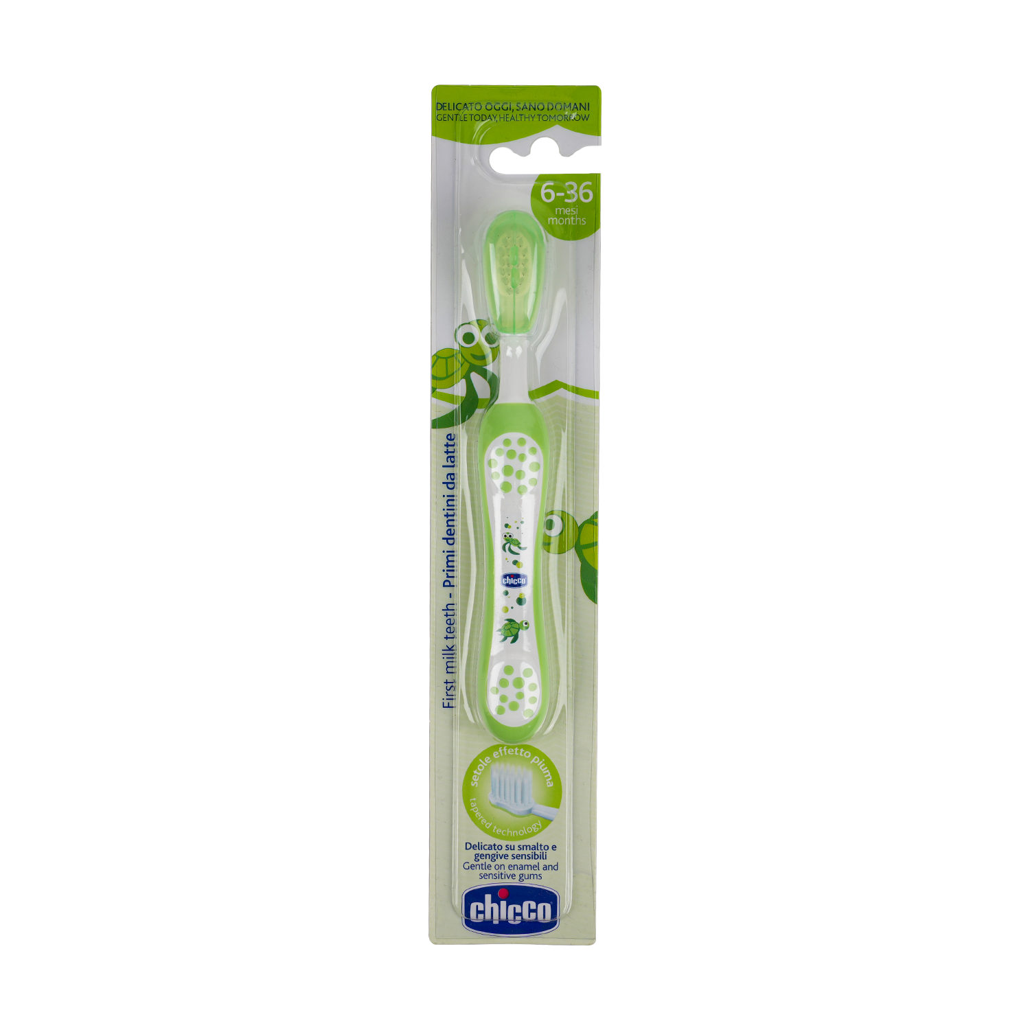 Chicco kids Toothbrush 6-36 Months - Green - 2618