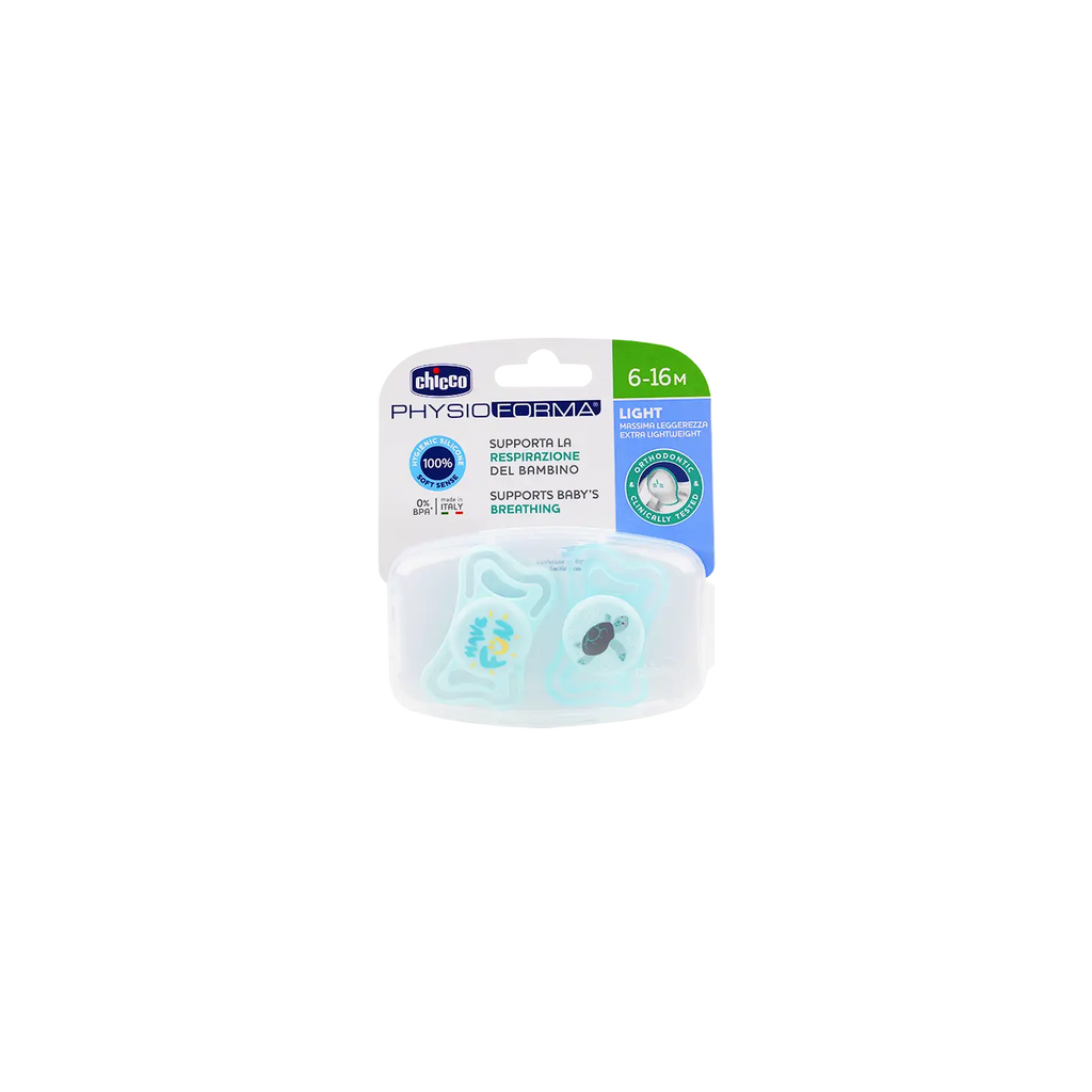 Chicco Physio Forma Light Blue (6-16M) 2Pcs-6405