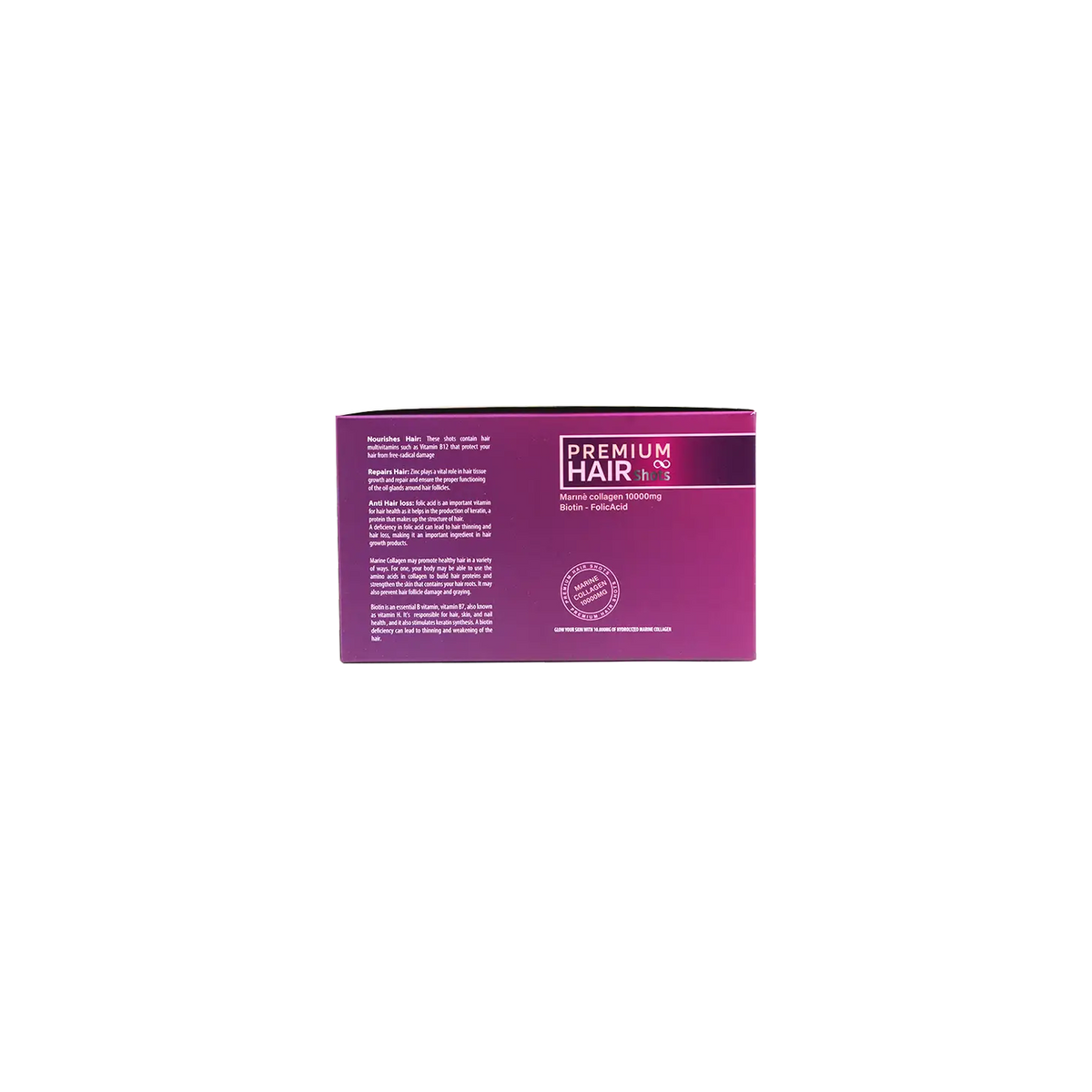 53483-Fit 4 Life Premium Hair Shots 3packs X 10shots X 25ml +1