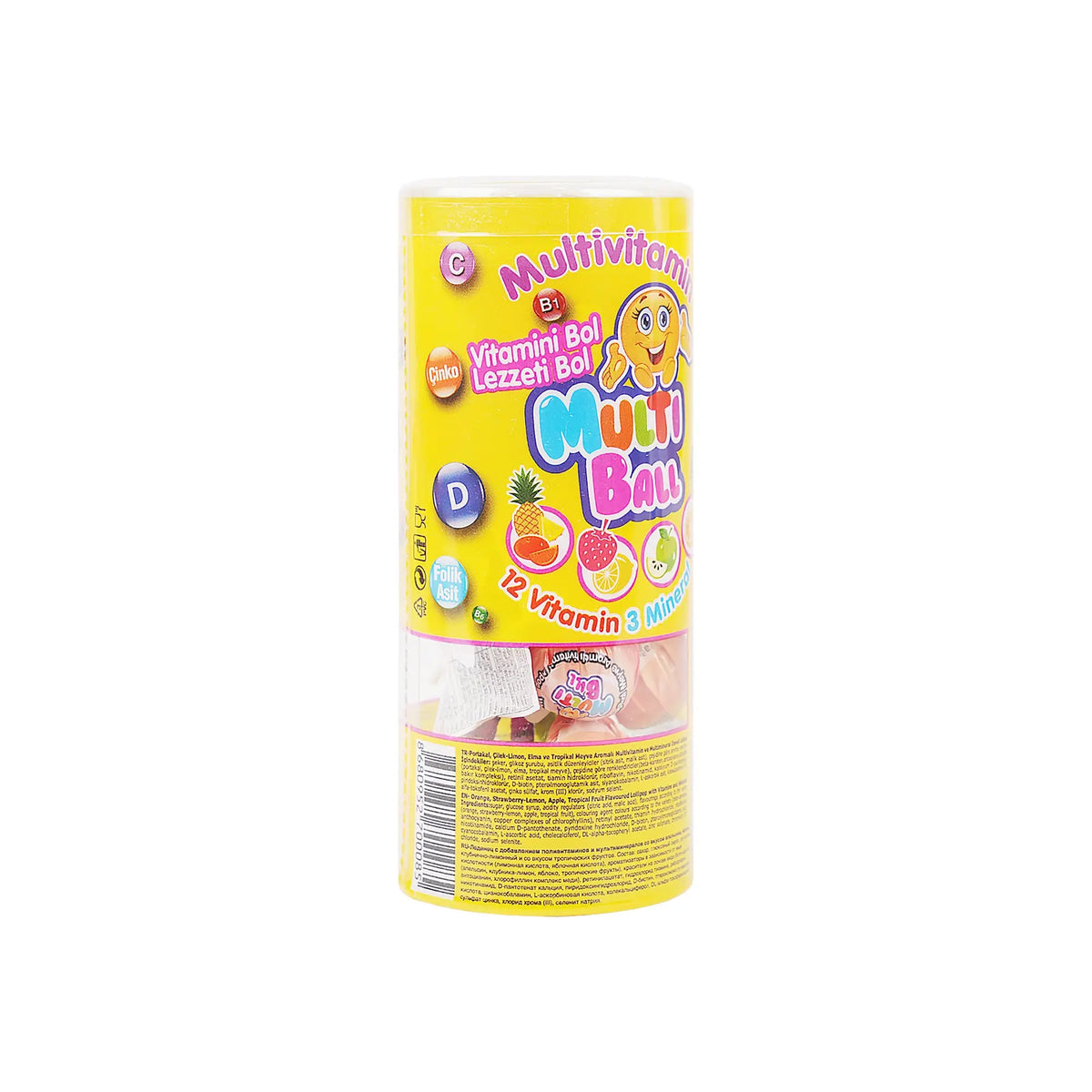 53502-Multiball Multivitamin Lollipops 15pcs +1