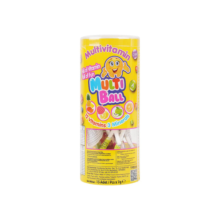 53502-Multiball Multivitamin Lollipops 15pcs