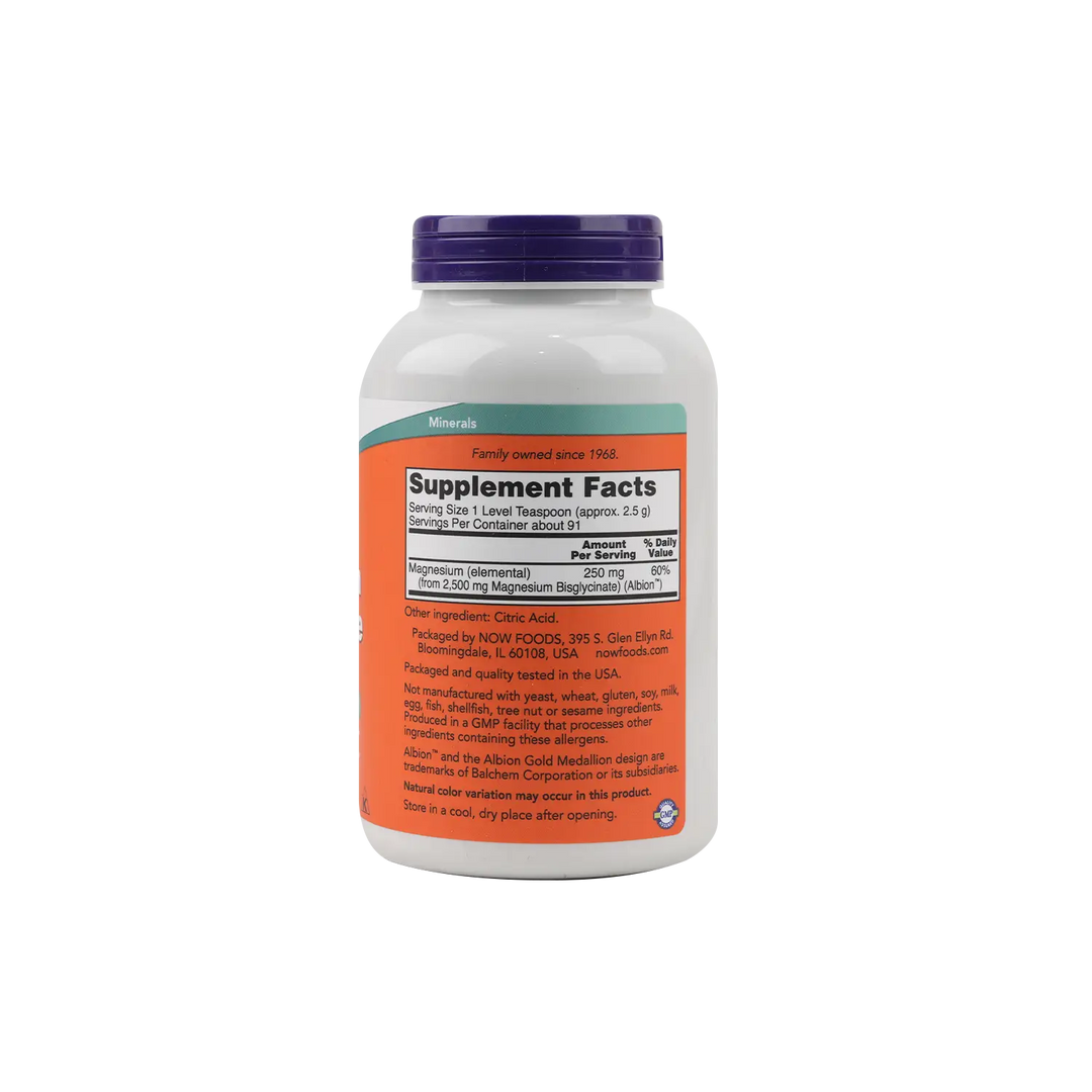 53505-NOW Magnesium Bisglycinate Powder 227gm +1