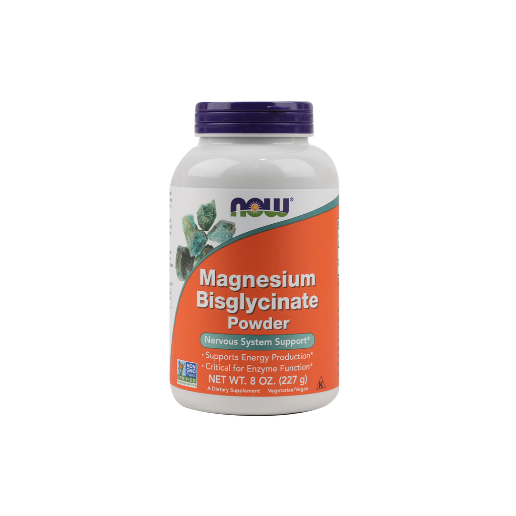 Now Magnesium Bisglycinate Powder 227gm