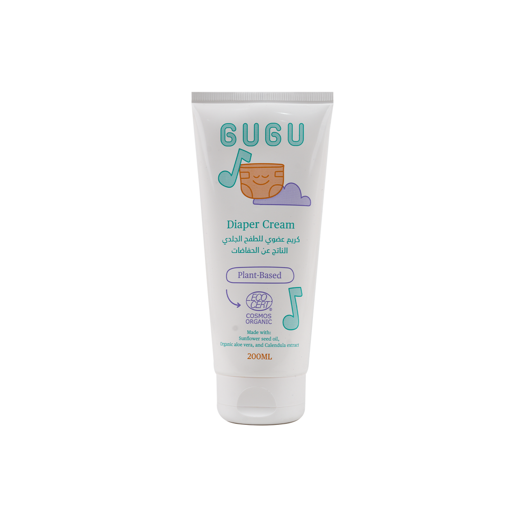 Gugu organic soothing diaper rash cream - 200ml