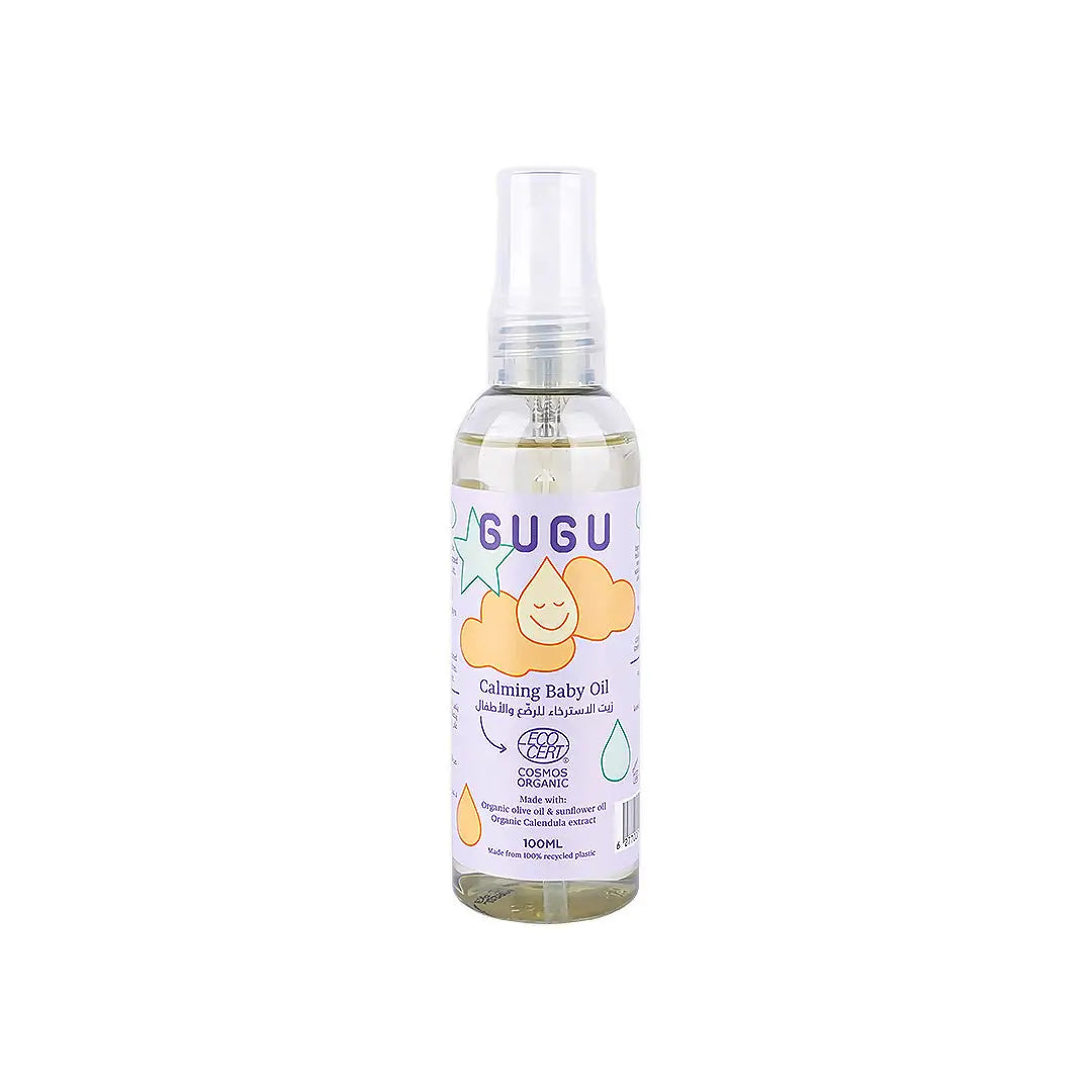 53512-Gugu organic calming baby massage oil - 100ml