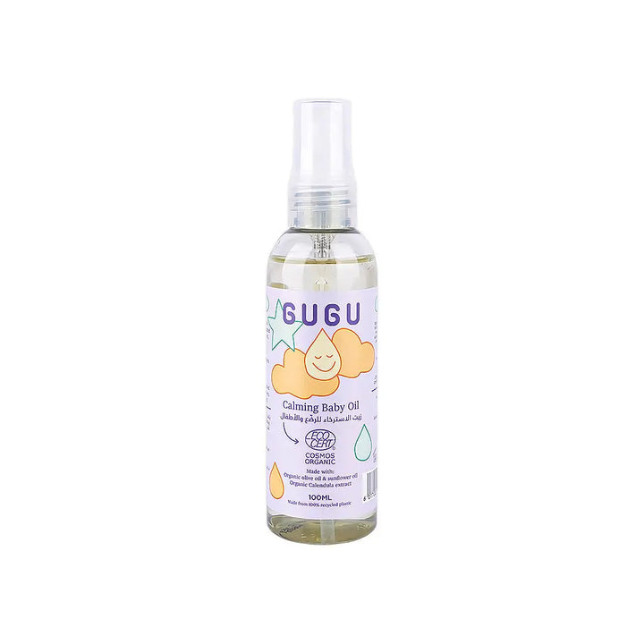 53512-Gugu organic calming baby massage oil - 100ml