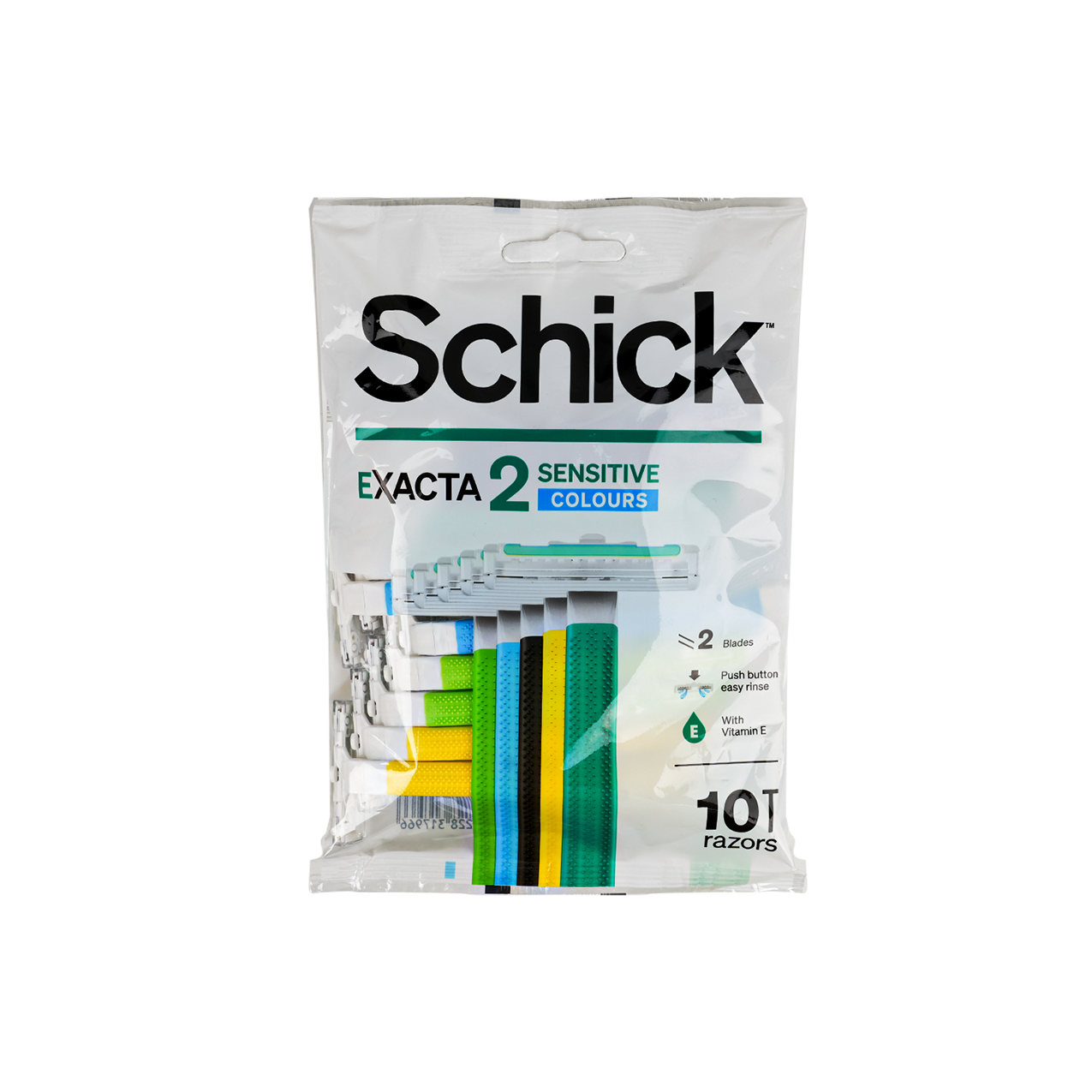 Schick Exacta 2 Sensitive colours 2Blades 10Pcs