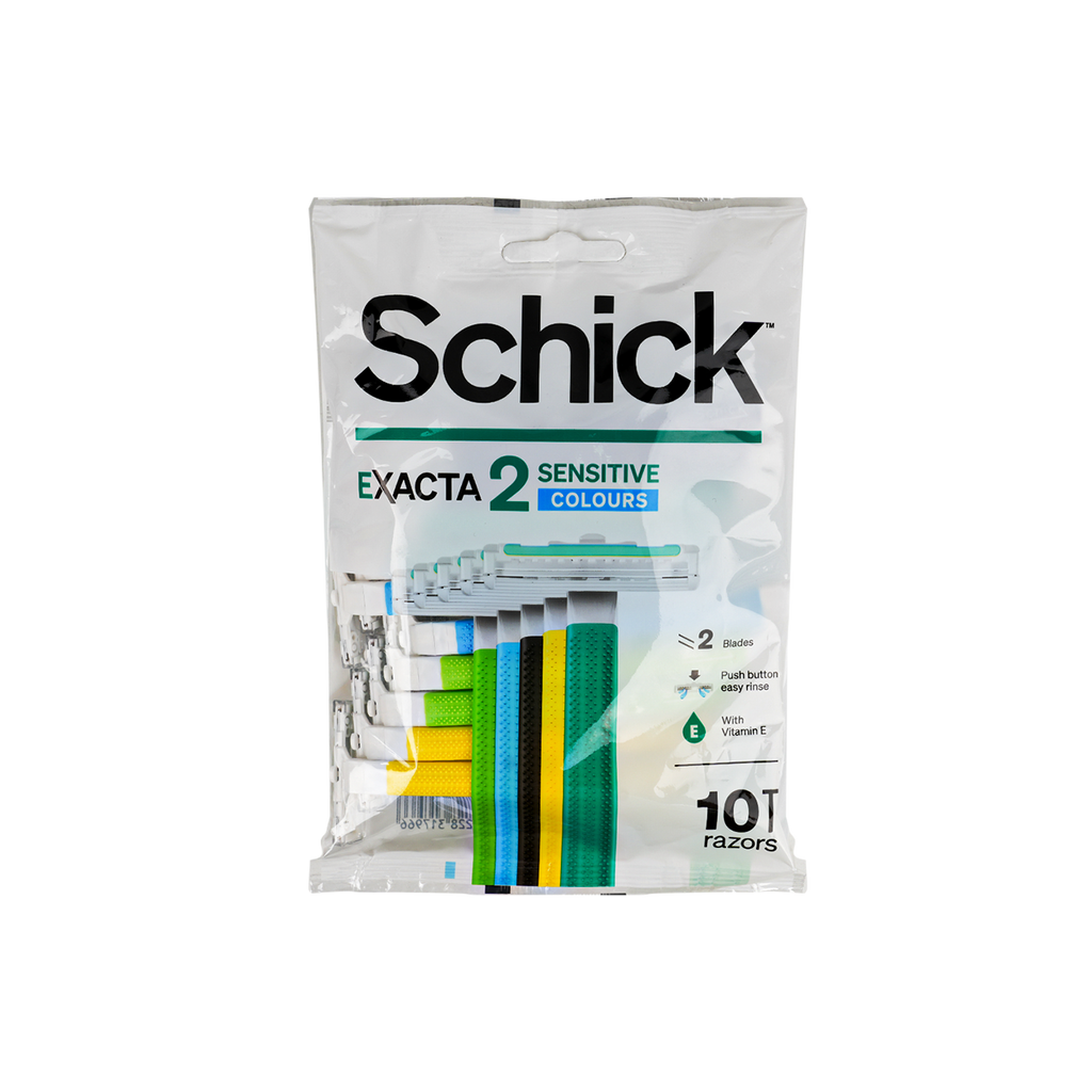 Schick Exacta 2 Sensitive colours 2Blades 10Pcs