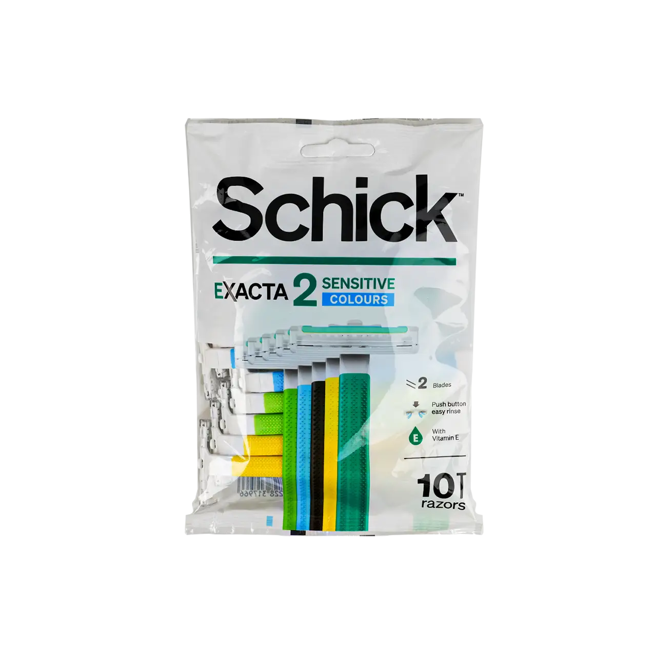 Schick Exacta 2 Sensitive colours 2Blades 10Pcs