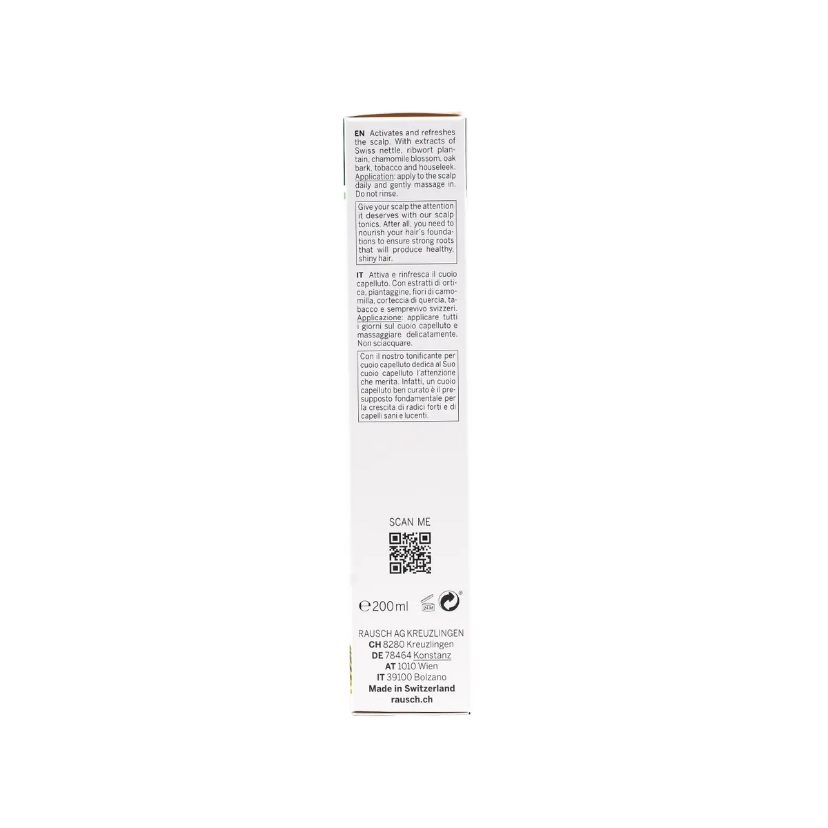 53525-Rausch Swiss Herbs Scalp Tonic 200ml +1