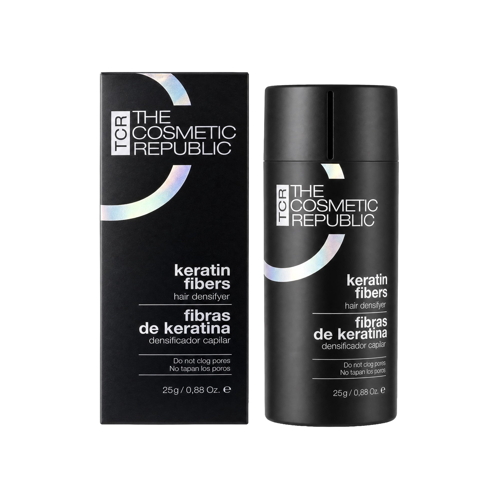 -The Cosmetic Republic Keratin Fibers Dark Brown 25g +1