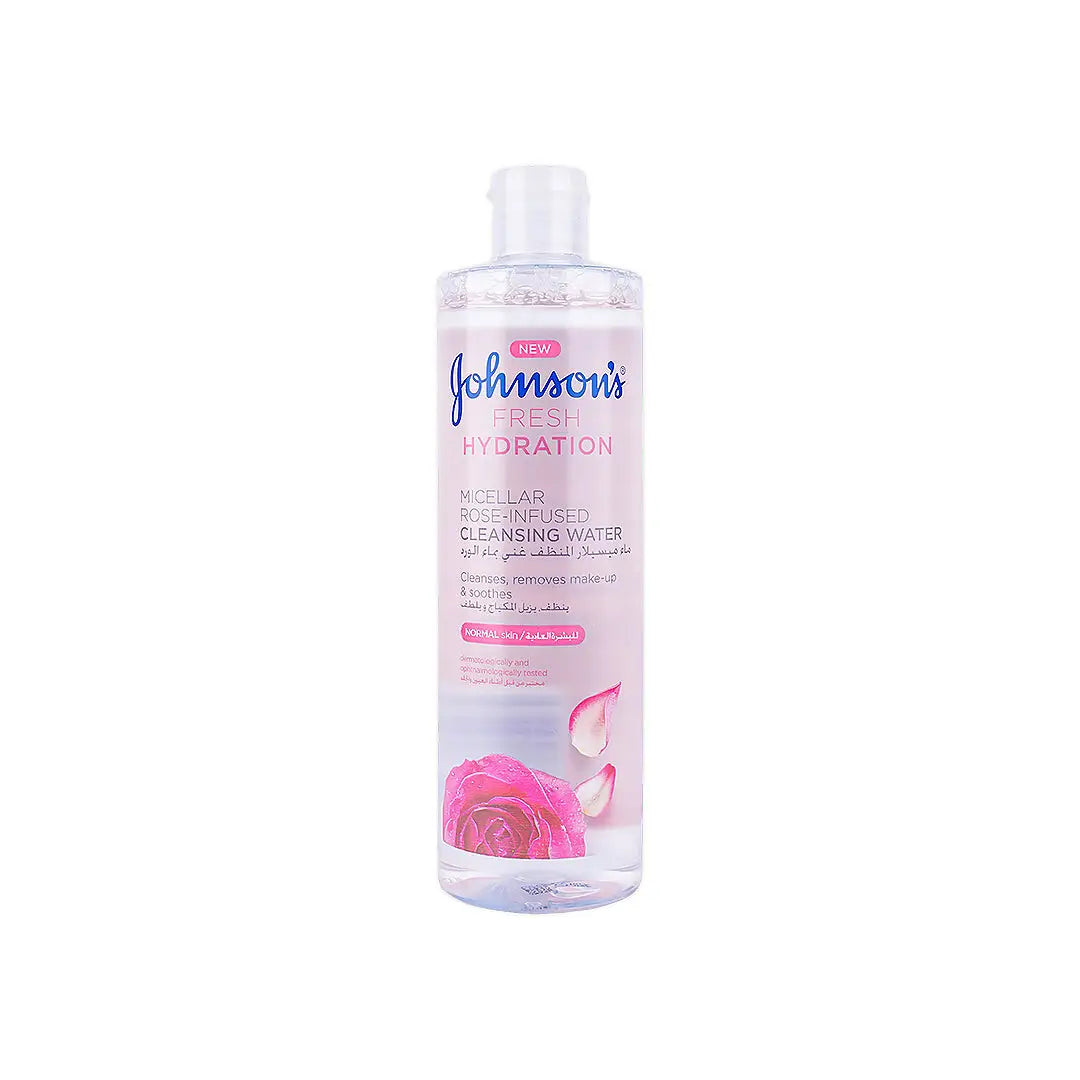 53550-Johnson's Micellar Rose Cleansing Water 400ml