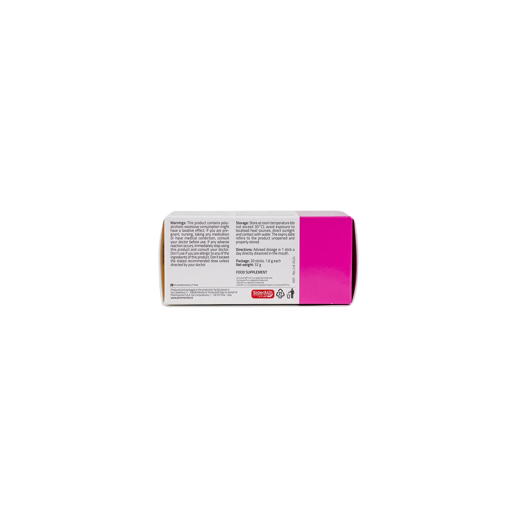 Sideral Folic 30mg 20 Sticks