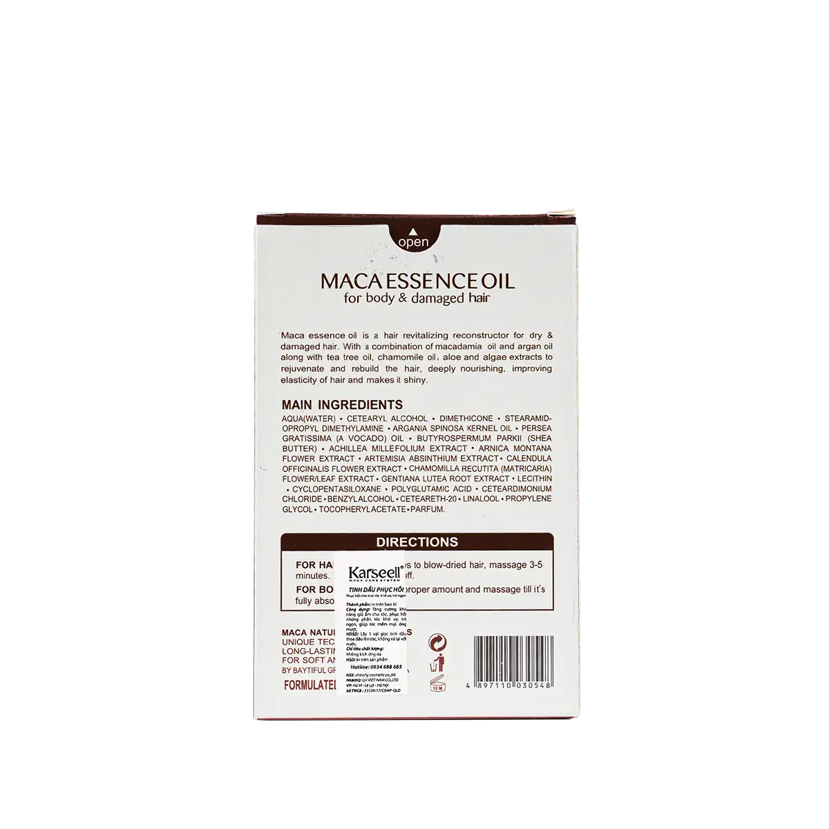 Karseell Maca Power Essence Oil 50ml