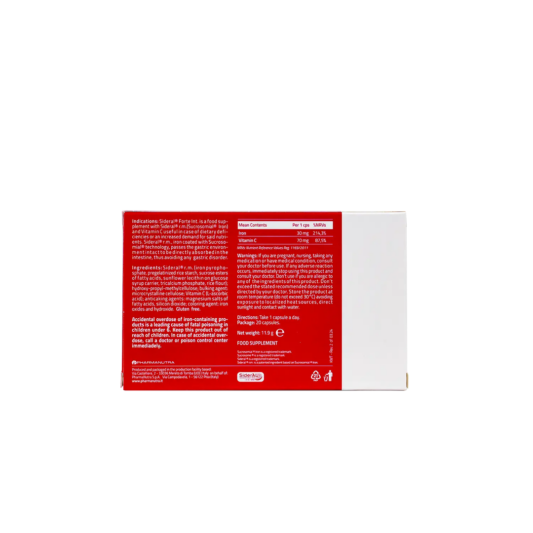 53555-Sideral Forte 30mg 20 Capsules +3