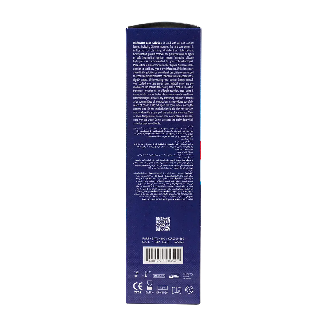 53563-Blefaritt Lens Solution 360ml +2
