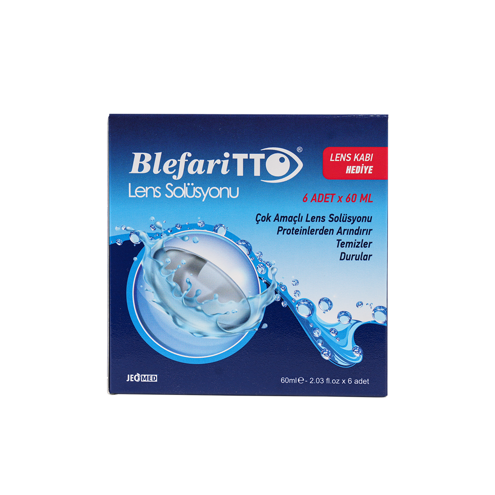 Blepharitt Lens Solution 6pcs X 60ml