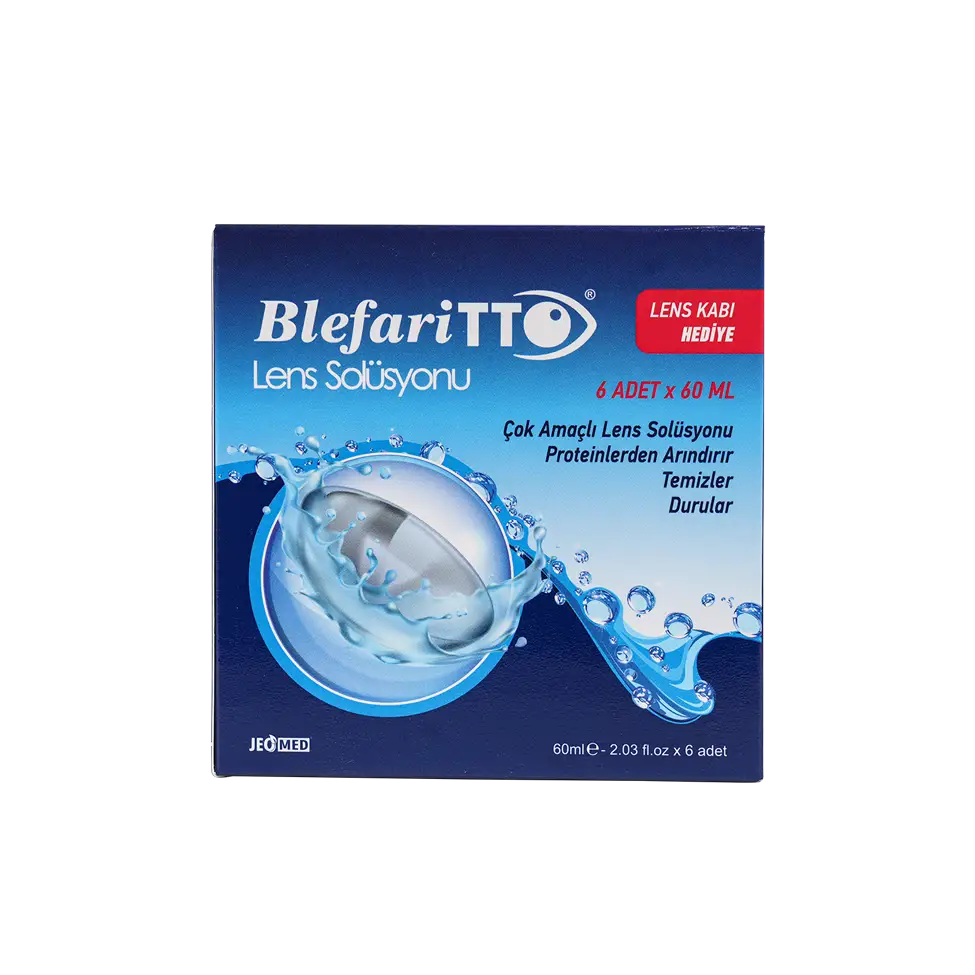 53564-Blefaritt Lens Solution 6pcs X 60ml +3