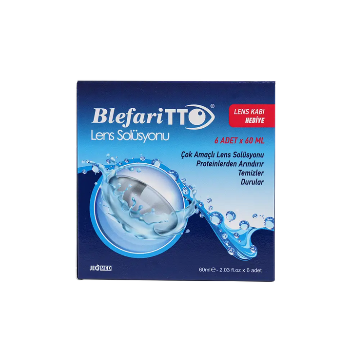 53564-Blefaritt Lens Solution 6pcs X 60ml +3