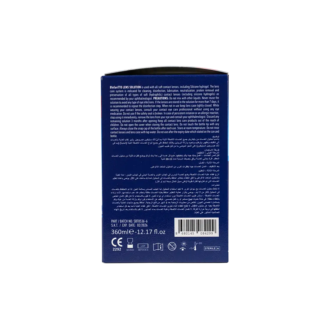 Blefaritt Lens Solution 6pcs X 60ml