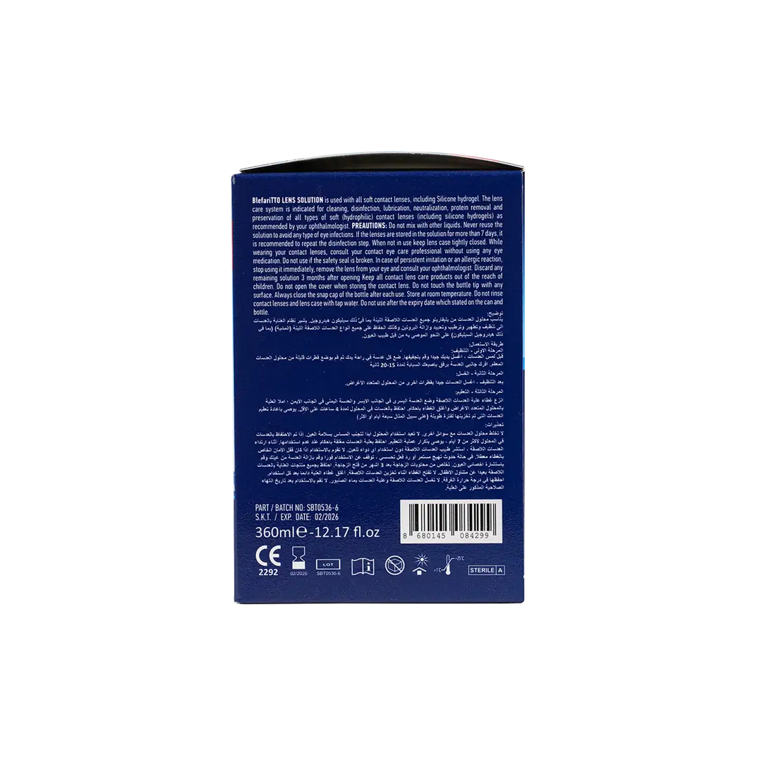53564-Blefaritt Lens Solution 6pcs X 60ml +2
