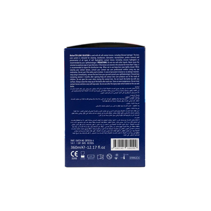 53564-Blefaritt Lens Solution 6pcs X 60ml +2