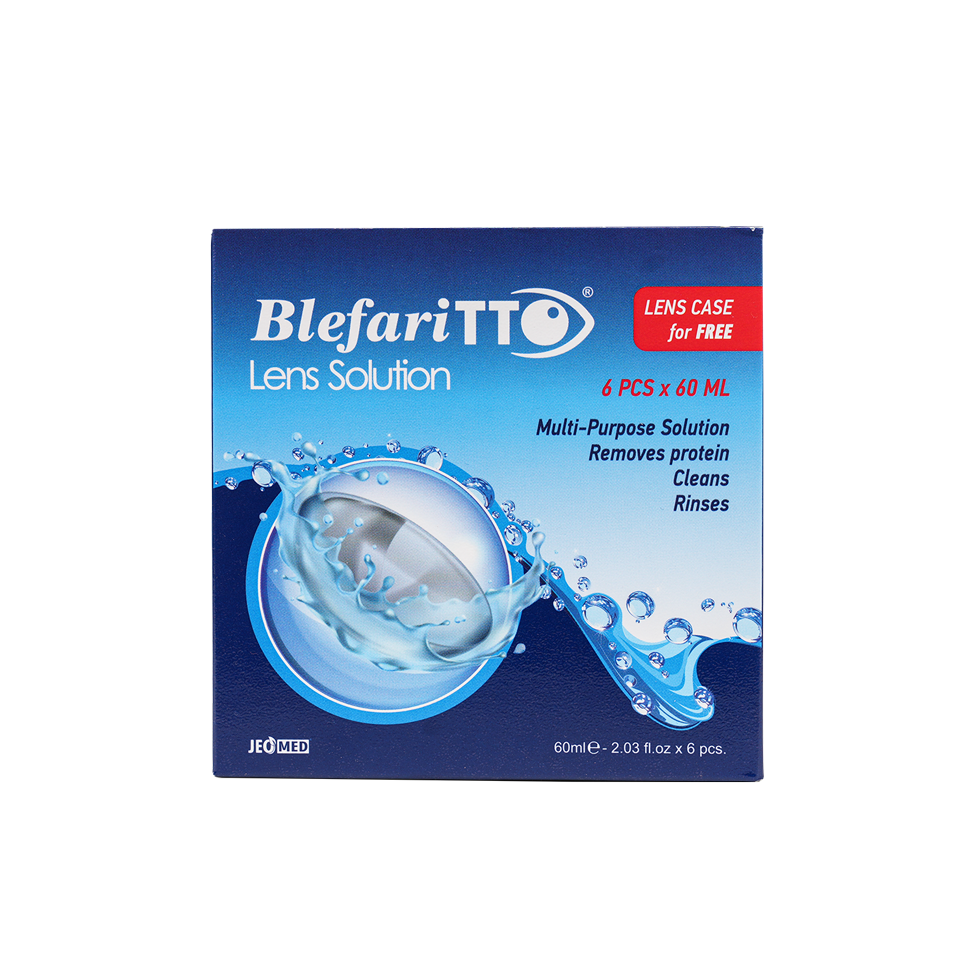 Blepharitt Lens Solution 6pcs X 60ml