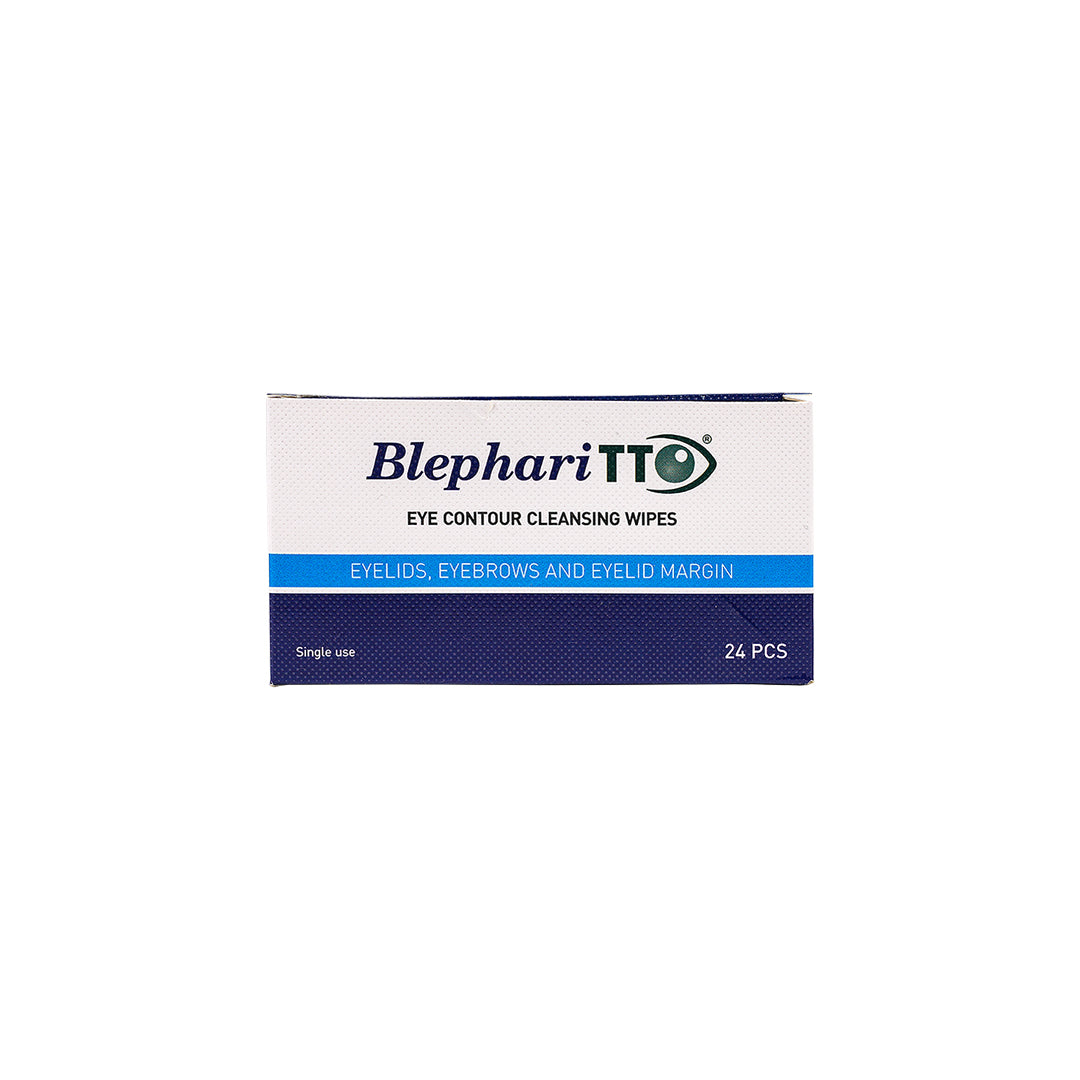 Blepharitt Eye Contour Cleansing Wipes 24pcs