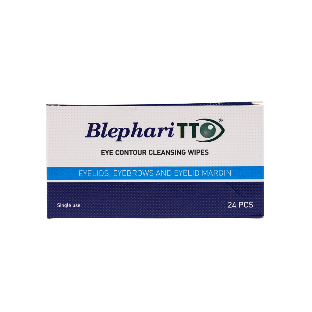 Blepharitt Eye Countour Cleansing Wipes 24pcs