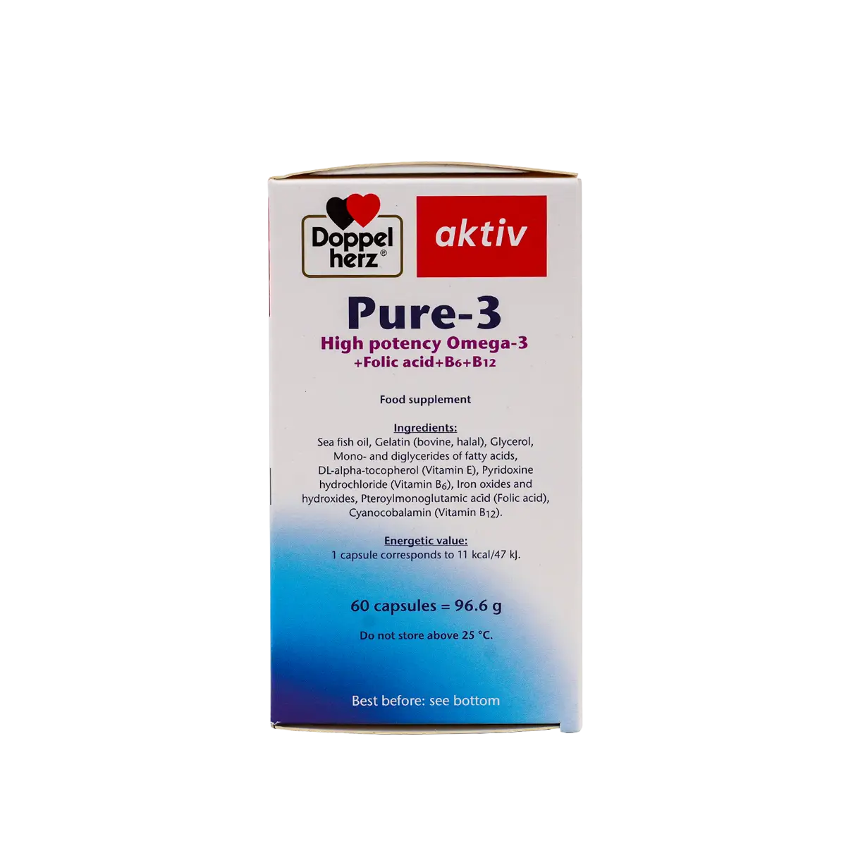 53567-Doppelherz Aktiv Pure-3 60caps +1