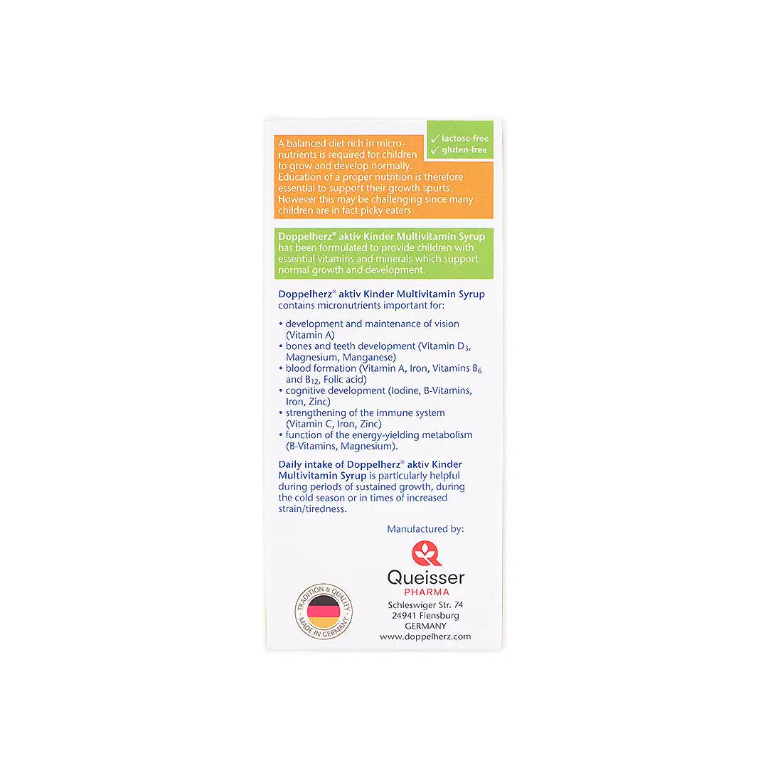 doppelherz aktiv kinder multivitamin syrup 150ml orange