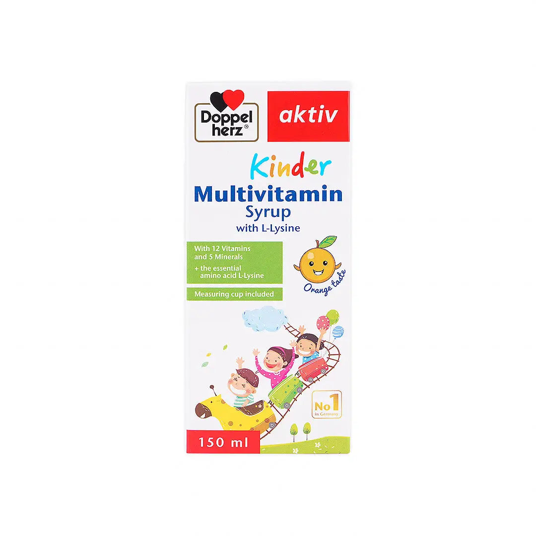 53571-Doppelherz Aktiv Kinder Multivitamin Syrup 150ml-Orange +1