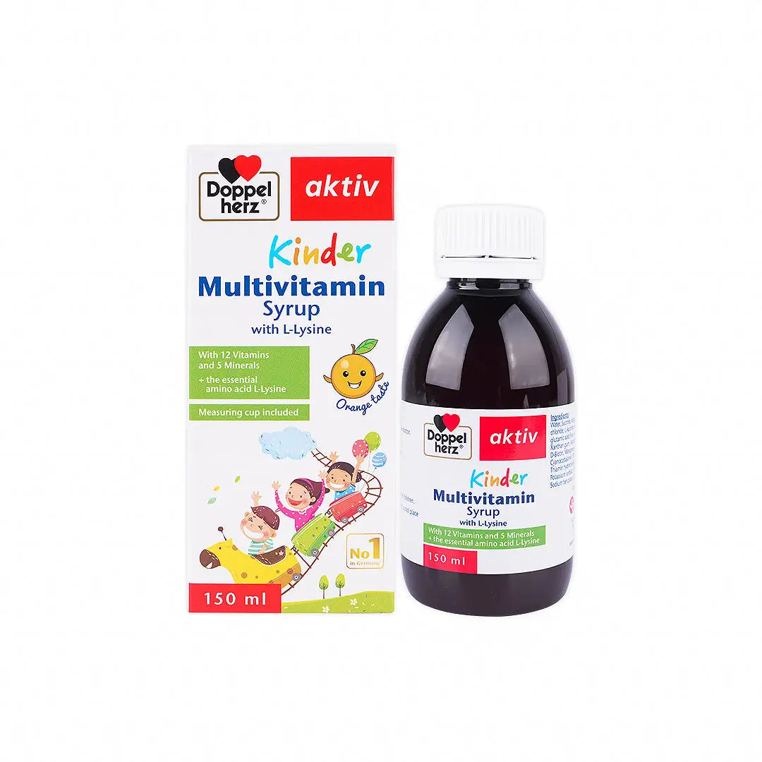 53571-Doppelherz Aktiv Kinder Multivitamin Syrup 150ml-Orange