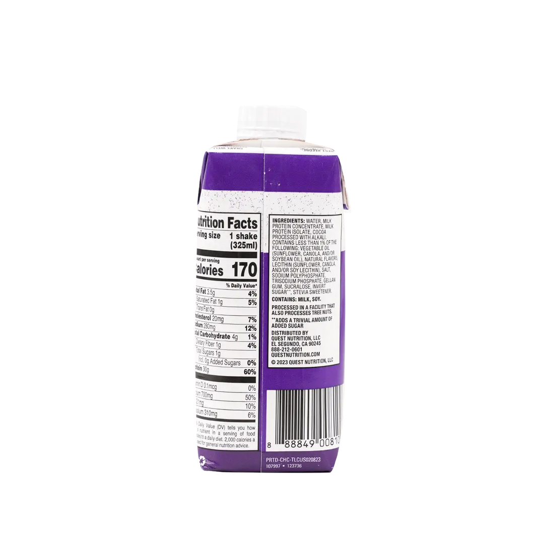 53583-Quest Protein Shake 30g-Chocolate 325ml +4