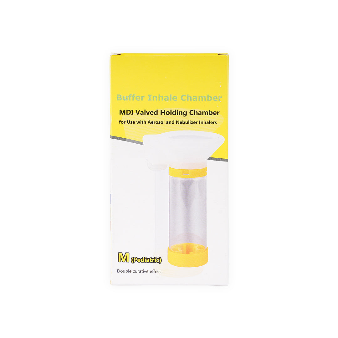 Sumbow Buffer Inhale Chamber Mask M Pediatric-Yellow