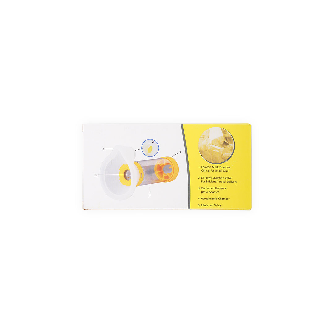Sumbow Buffer Inhale Chamber Mask M Pediatric-Yellow