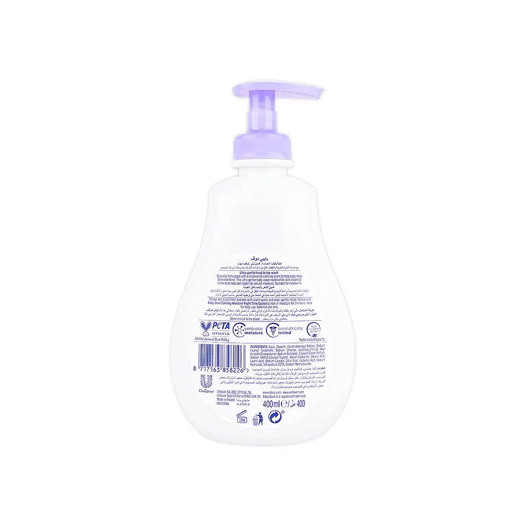 53628-Dove Baby Night Time Wash 400ml-Calming Moisture +1