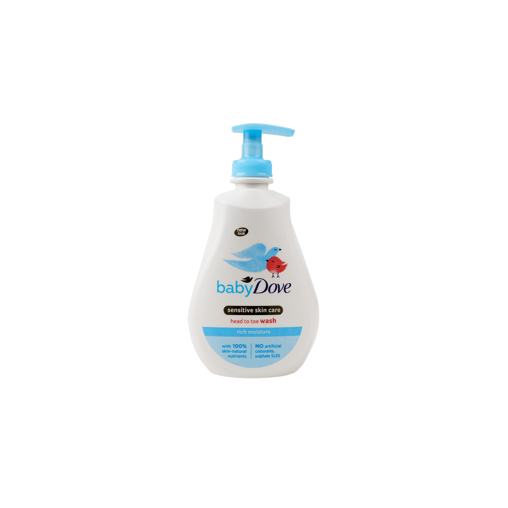 Dove Baby Head To Toe Wash 400ml-Rich Moisture