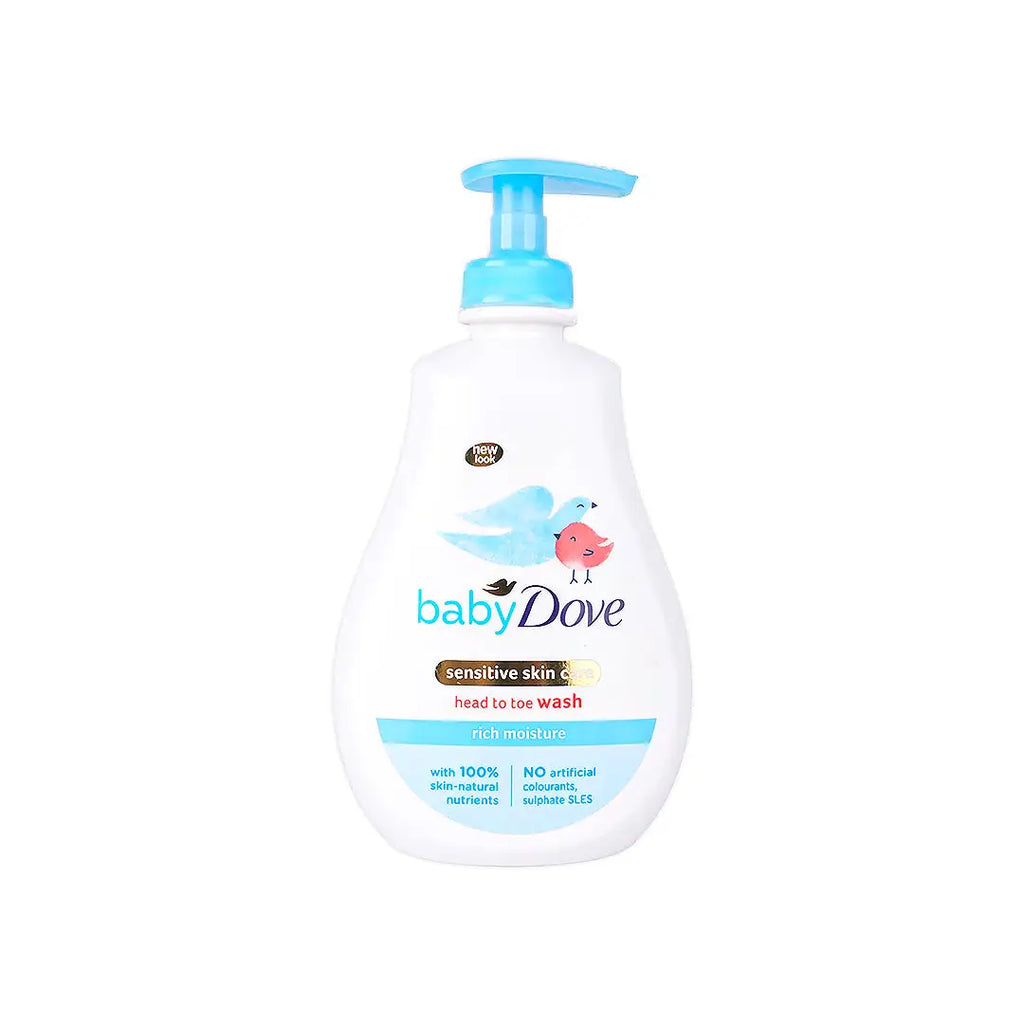 Dove Baby Head To Toe Wash 400ml-Rich Moisture