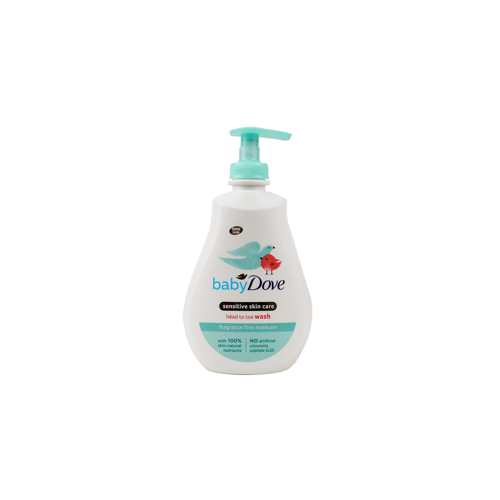 Dove Baby Head To Toe Wash 400ml-Fragrance Free Moisture