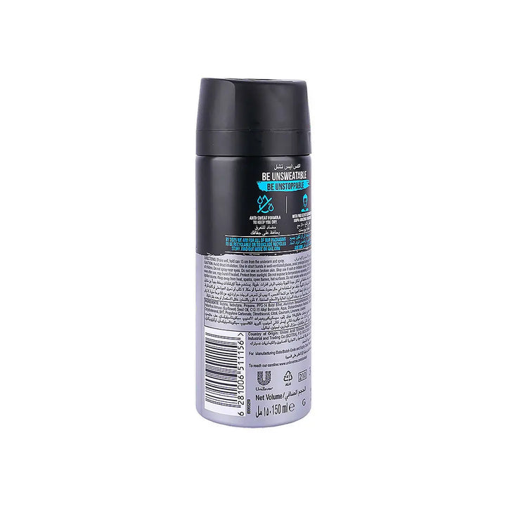 53638-Axe Antiperspirant 72hrs 150ml-Ice Chill +1