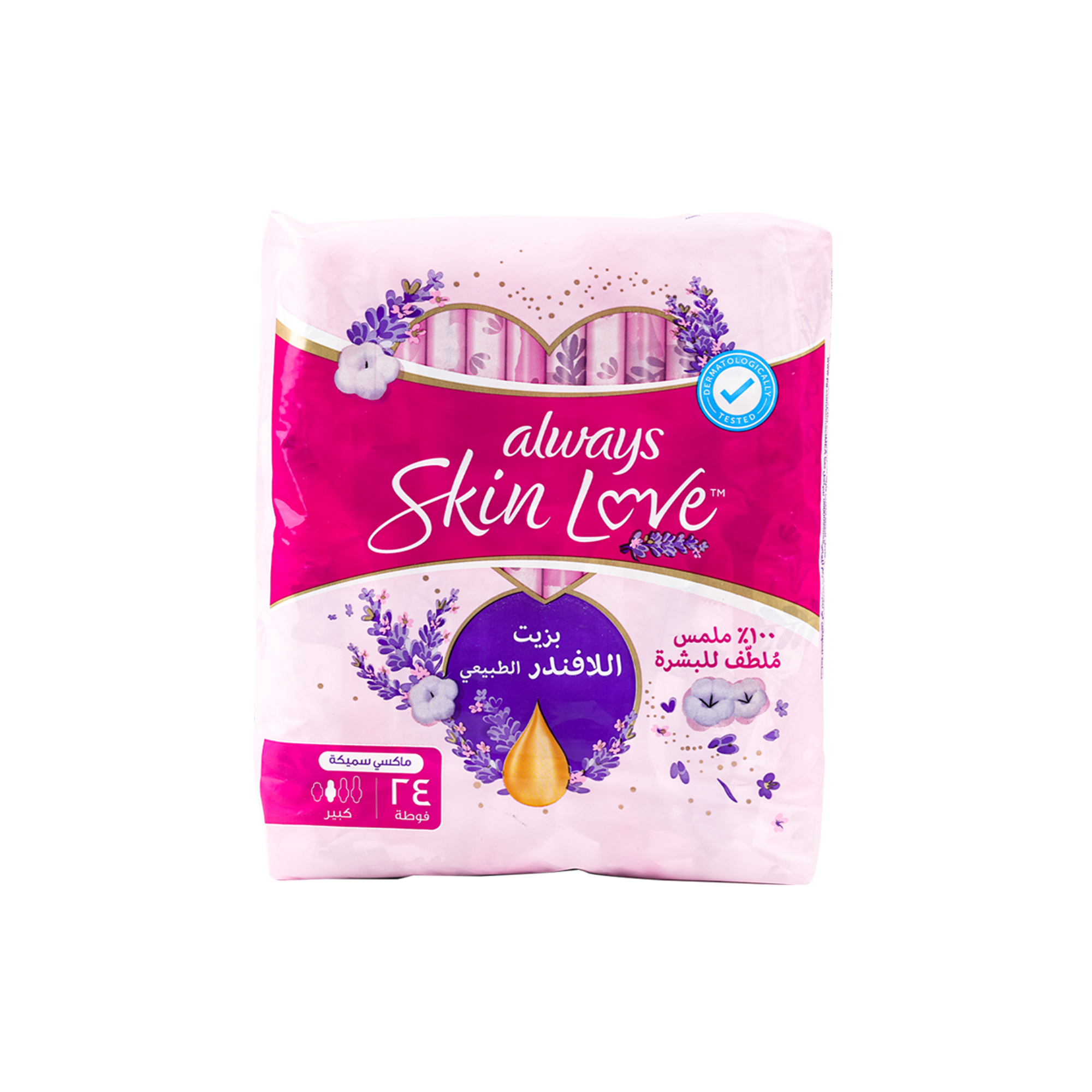 Always Skin Love With Lavender Maxi Thick L 24Pads-6225