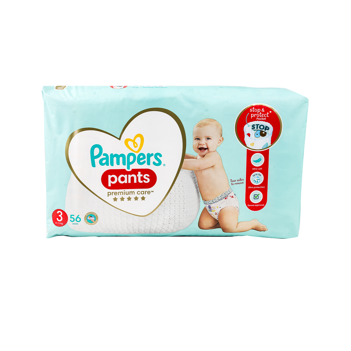 Pampers Premium Care Pants No.3 (6-11Kg) 56Pcs