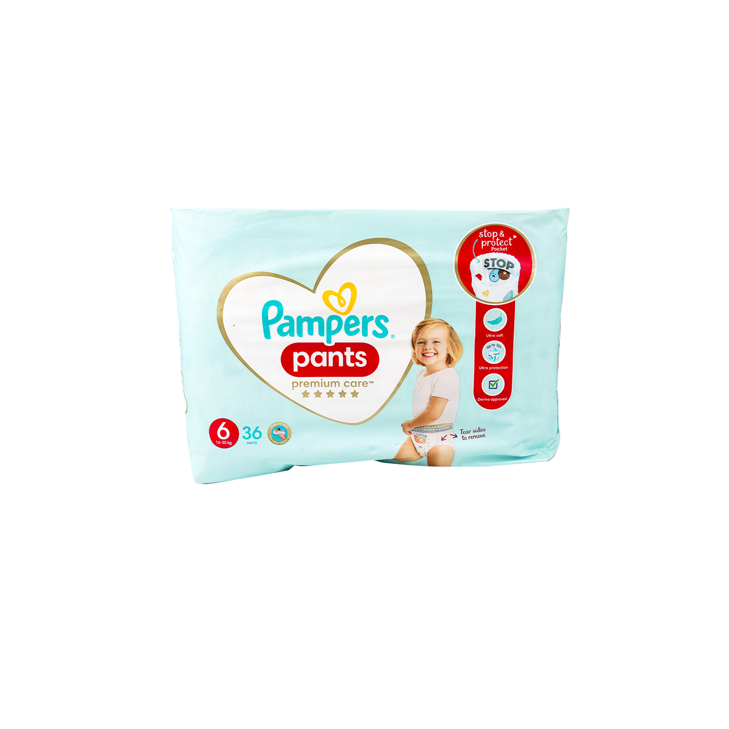 Pampers Premium Care Pants No.6 (16-20Kg) 36Pcs